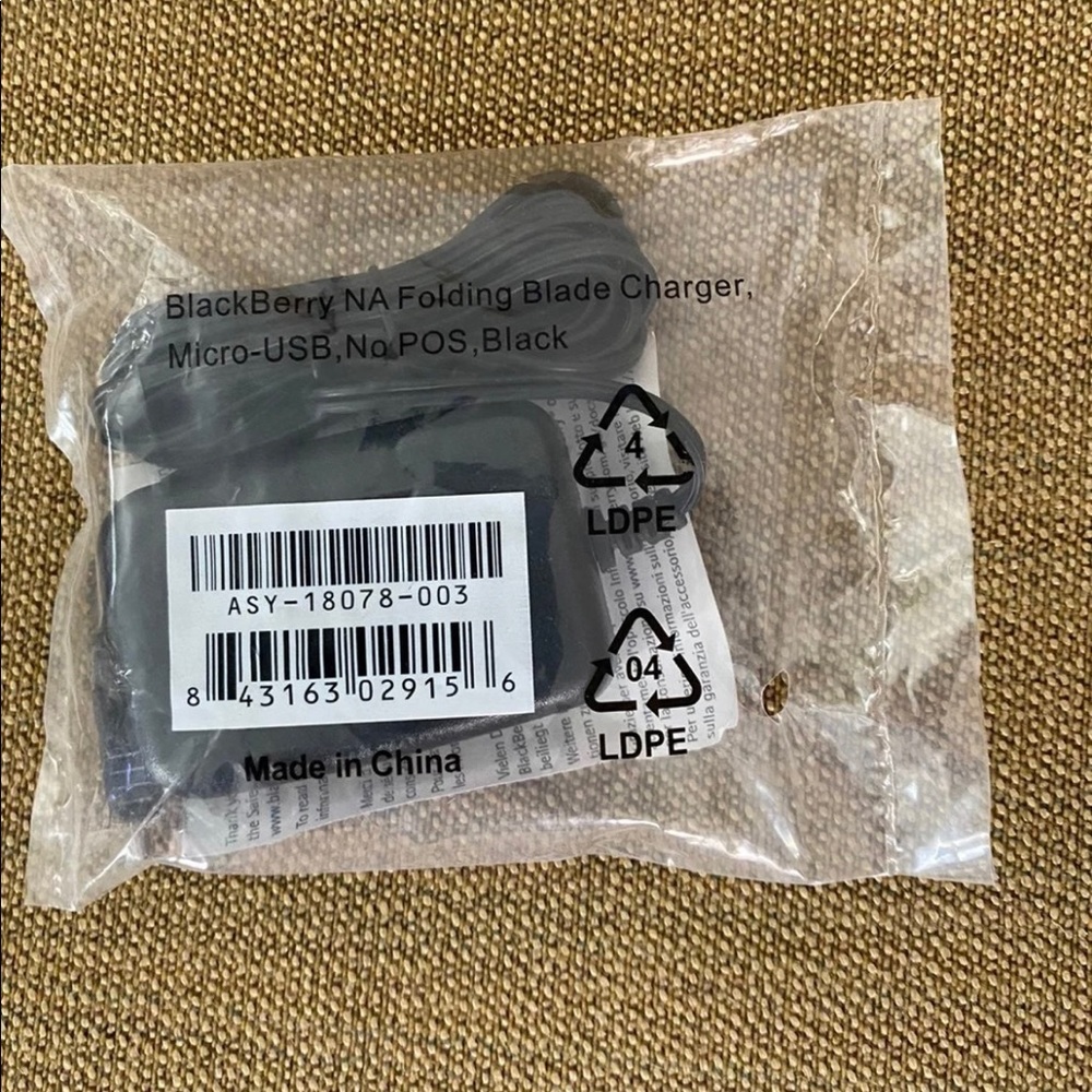 NEW BlackBerry Charger ASY-18078-003